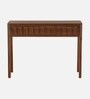 Taksha Solid Wood Console Table In Teak Finish