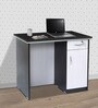Talc Workstation In Wenge & White Finish With File Cabinate And Drawer