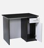 Talc Workstation In Wenge & White Finish With File Cabinate And Drawer