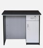 Talc Workstation In Wenge & White Finish With File Cabinate And Drawer
