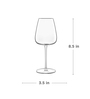 Luigi Bormioli  Transparent 450Ml Glass (Set Of 4) Wine Glasses