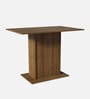 Talita 4 Seater Dining Set in Brown Finish