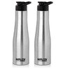 Tall Bell Single Wall 1 Ltr Silver Stainless Steel (Set of 2) Sipper