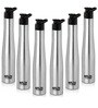 Tall Bell Single Wall 1 Ltr Silver Stainless Steel (Set of 6) Sipper