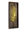 Iron Palm Leaf Wall Art In Gold