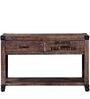 Agnetha Solid Wood Console Table In Distress Finish