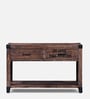 Agnetha Solid Wood Console Table In Distress Finish
