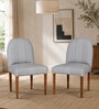 Tamarack Acacia Wood Dining Chair in Natural Glazed finish with Grey Leatherette(Set of 2) Tamarack Acacia Wood Dining Chair in Natural Glazed finish with Grey Leatherette(Set of 2)