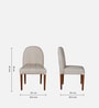 Tamarack Acacia Wood Dining Chair in Natural Glazed finish with Off white Leatherette(Set of 2) Tamarack Acacia Wood Dining Chair in Natural Glazed finish with Off white Leatherette(Set of 2)