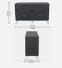 Tamashini Chest Of Drawer in Black Finish