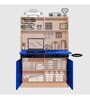 Piero Kids Study Table In Blue Colour