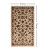 Tan  Traditional 4 ft x6 ft Carpet