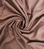 Tan Solid 400 TC Cotton Satin Superking Size Bedsheet With 2 Pillow Covers
