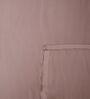 Tan Solid 400 TC Cotton Satin Superking Size Bedsheet With 2 Pillow Covers