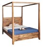 Tanera Poster Bed In Teak Finish