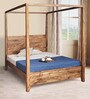 Tanera Poster Bed In Teak Finish