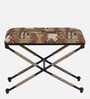 Tansu Metal Seating Stool In Black Colour