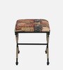 Tansu Metal Seating Stool In Black Colour