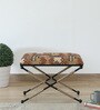Tansu Metal Seating Stool In Black Colour