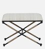 Tansu Metal Seating Stool In Black Colour
