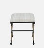 Tansu Metal Seating Stool In Black Colour