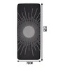 Black Tapestry Sun Micro Yoga Mat