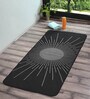 Black Tapestry Sun Micro Yoga Mat