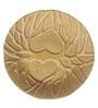 Tapi Gold Stoneware Dinner Plate