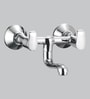 Brass Wall Mixer Bathroom Tap In Chrome Finish (Model No: BFS- 142)