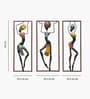 Tara Dancing Lady Metal Wall Art Set Of 3