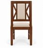 Tarang 6 Seater Dining Set In Provincial Teak Finish With Beige Colour Chair Tarang 6 Seater Dining Set In Provincial Teak Finish With Beige Colour Chair
