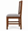 Tarang 6 Seater Dining Set In Provincial Teak Finish With Grey Colour Chair Tarang 6 Seater Dining Set In Provincial Teak Finish With Grey Colour Chair