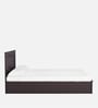 Taro King Size Bed in Walnut Finish with Hydraulic Storage