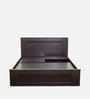 Taro King Size Bed in Walnut Finish with Hydraulic Storage
