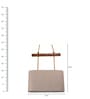 Pyramind Beige Fabric Hanging Light