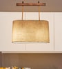 Pyramind Beige Fabric Hanging Light