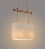 Pyramind Beige Fabric Hanging Light