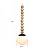 Tarter Beige Wood Hanging Light