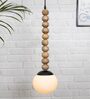 Tarter Beige Wood Hanging Light