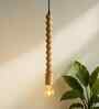 Tarter Beige Wood Hanging Light