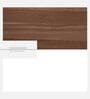 Taru Shoe Cabinet In Lyon Teak And White Colour