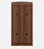 Taru Shoe Cabinet In Lyon Teak And White Colour
