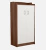 Taru Shoe Cabinet In Lyon Teak And White Colour