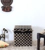 Tasarika Trunk With Weaving Work In Black And Khaki Colour