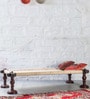 Tasarika Solid Wood Bench In Passion Mahogany Finish
