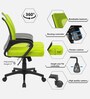 Task Breathable Mesh Ergonomic Chair in Light Green Colour