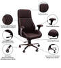 Tasot Executive Chair in Brown Colour