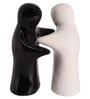 Tasteful Twins Black & White Ceramic (Set of 2) Salt & Pepper Shaker