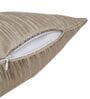 Taupe, Beige and Warm Grey Polyester Jacquard 16x16 inches Cushion Cover Set of 5