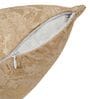 Taupe, Beige and Warm Grey Polyester Jacquard 16x16 inches Cushion Cover Set of 5